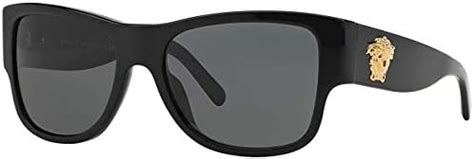 Versace Men's VE4275 Sunglasses, Black, 58/18/140 